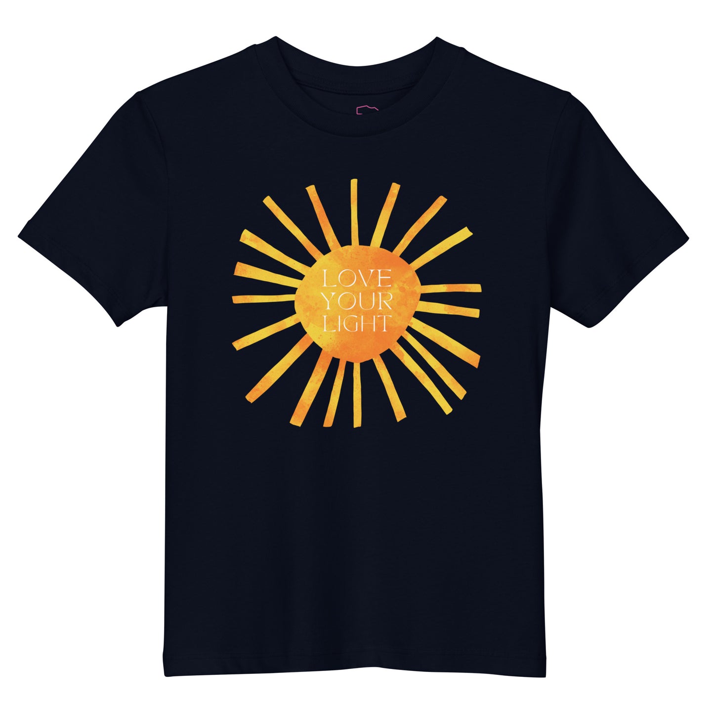 100% Organic Cotton Kids T-Shirt - "Love Your Light"