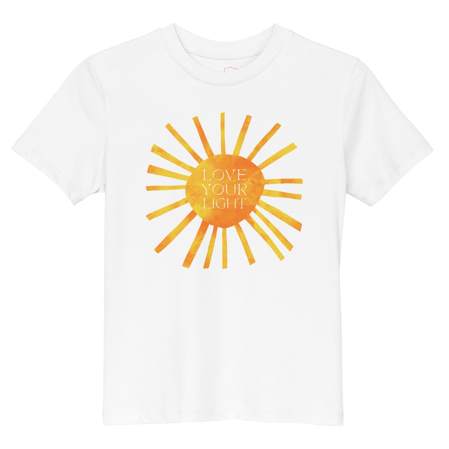 100% Organic Cotton Kids T-Shirt - "Love Your Light"