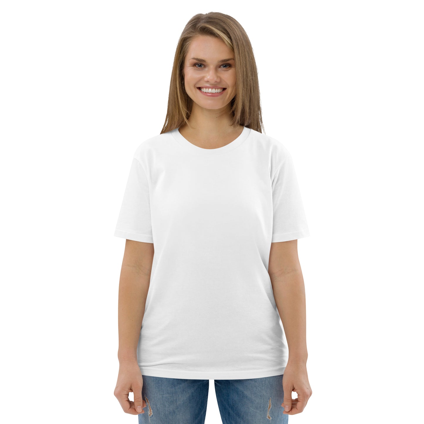 100% Organic Cotton Unisex T-shirt - "Stay Free" (Back)