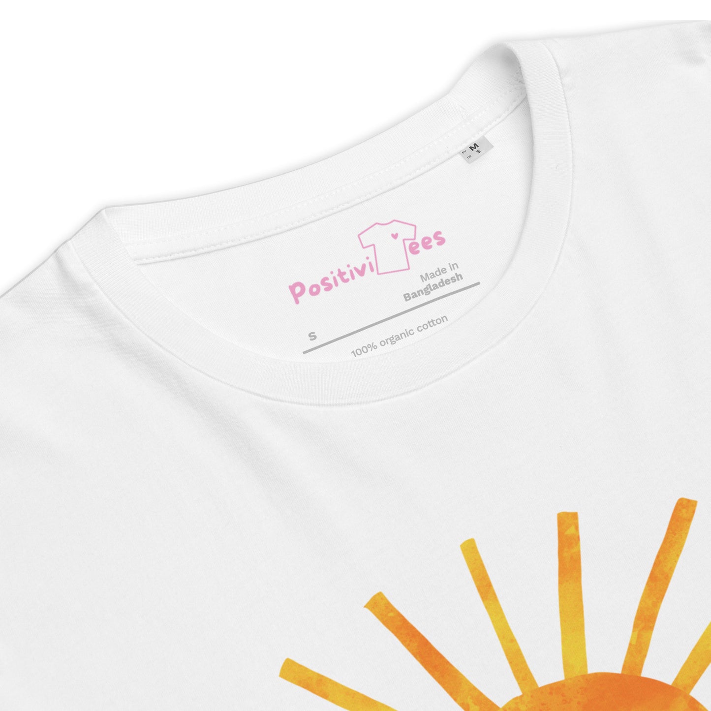 100% Organic Cotton Unisex T-Shirt - "Love Your Light" (Front)